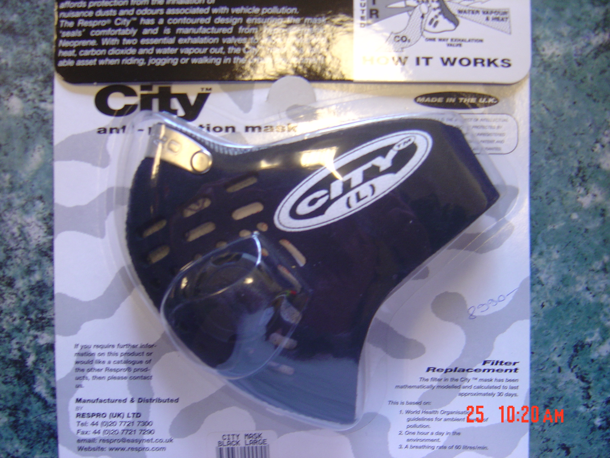 MASZK RESPRO CITY FEKETE L MÉRET