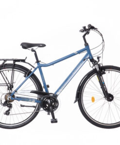 KERÉKPÁR NEUZER RAVENNA 100 FÉRFI MATT KÉK/SZÜRKE 19" TREKKING