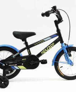 GYERMEK KERÉKPÁR NEUZER 14" BMX FIÚ Fekete-Sárga- Kék