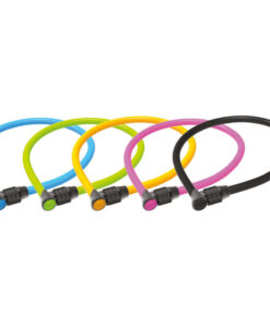 Lakat Onguard Neon kábel, 80 cm x 6 mm, számzáras, 8190