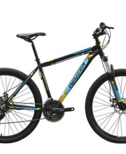 KERÉKPÁR NEUZER DUSTER HOBBY DISC 27.5" MTB / 19" VÁZ FEKETE-TÜRKIZ-SÁRGA