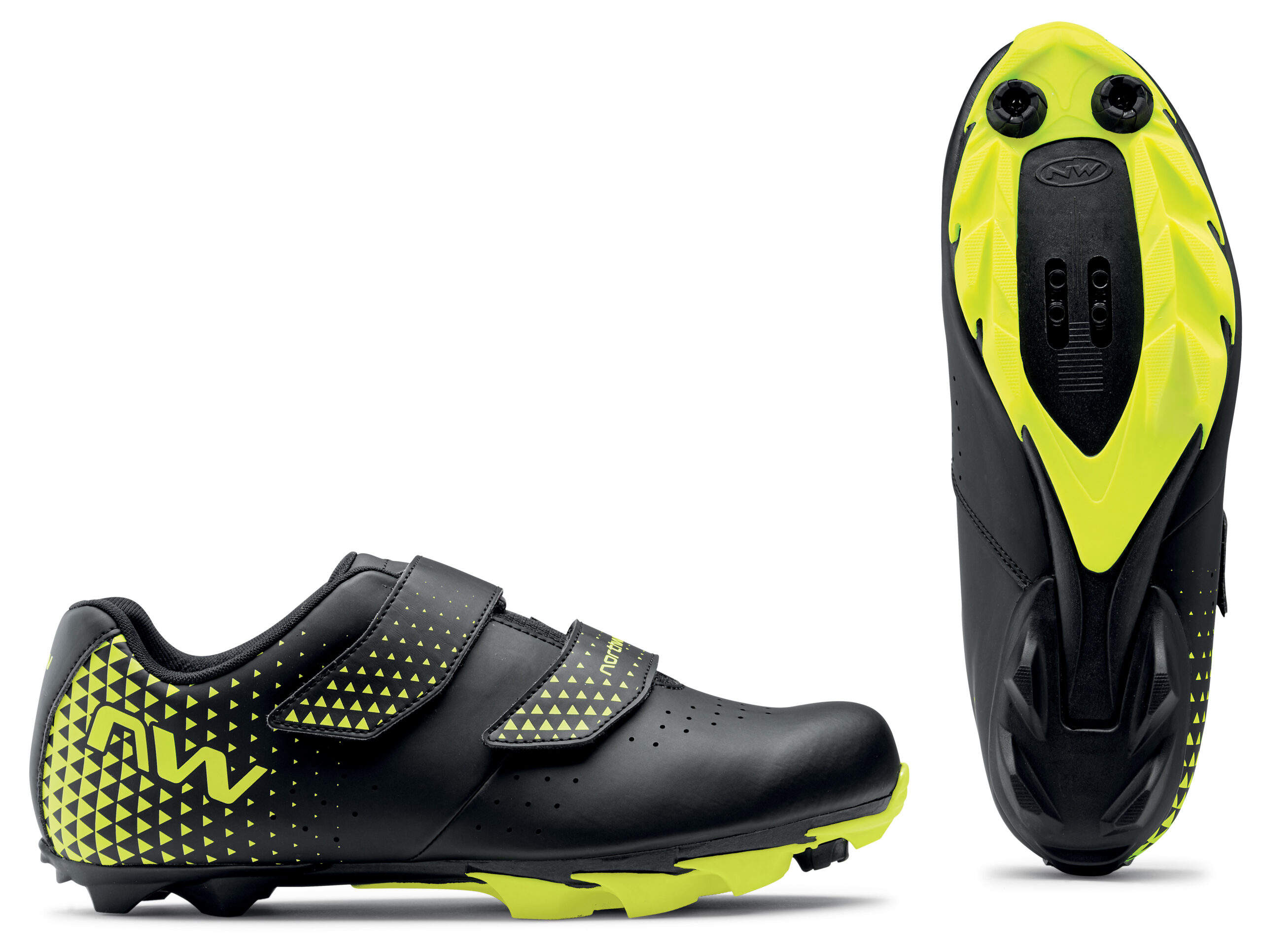 Cipő NORTHWAVE MTB SPIKE 3 fekete/fluo sárga