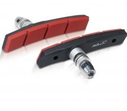 Fékbetét V-fék 80 mm 4 db piros BS-V12 E-BIKE FÉKBETÉT