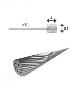 Bowden váltó rozsdam.19szálas 1,1x3000(4000)mm 4x4-es niplivel SH-X16