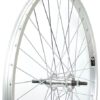 Kerék hátsó 26"  - 559 szimplafalú  aluminium  ezüst