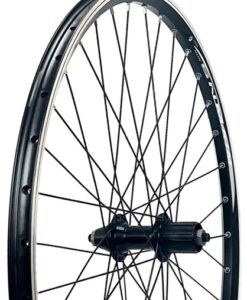 Kerék hátsó 700c -28"  DUPLAFALÚ-KAZETTÁS fekete