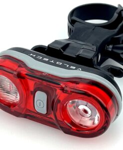 Lámpa hátsó Villogó VELOTECH 2x0,5W elemes