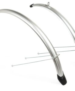Sárvédő SZETT VELOTECH 20"/58 mm ezüst U alu-plasztik