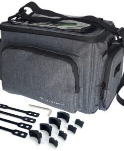 Kormánytáska VELOTECH  QR  klikk fekete színben