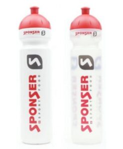 KULACS SPONSER  1000ML, FEHÉR-PIROS, BPA-MENTES