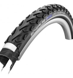 KÜLSŐ GUMI SCHWALBE LAND CRUISER PLUS 28x1,6 42-622 Green Qurd HS 450 FÉNYVISSZAVERŐ CSÍKKAL