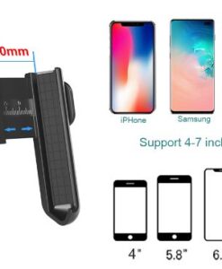 TELEFONTARTÓ SPYRAL SYSTEM ABS 3,5-7' FEKETE