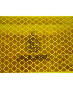 MIKRÓPRIZMÁS FÉNYVISSZAVERŐ RAGASZTÓSZALAG (100 X 5,5CM) SÁRGA