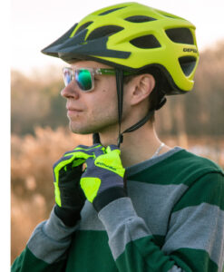 KESZTYŰ GEPIDA MTB HOSSZÚ UJJÚ FEKETE-SÁRGA "L"