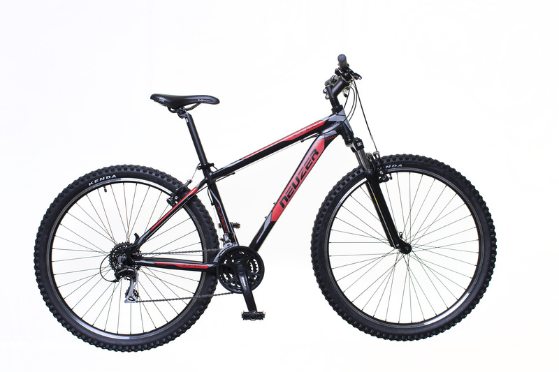 KERÉKPÁR NEUZER JUMBO HOBBY FÉRFI FEKETE/PIROS-SZÜRKE 17