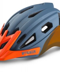 BUKÓSISAK R2 WHEELIE  MATT KÉK, NEON NARANCS (52-56CM) INMOLD