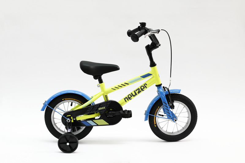 GYERMEK KERÉKPÁR NEUZER 14" BMX FIÚ sárga/fekete-kék