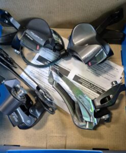 VÁLTÓ SZETT SHIMANO CLARIS 2x8, VÁLTÓKAR-PÁR,HÁTSÓ VÁLTÓ,ELSŐ VÁLTÓ-HASZNÁLT