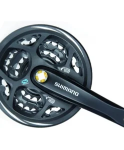 HAJTÓMŰ Shimano Altus FC-M311 négyszögtengelyes MTB hajtómű 22-32-42T, 175 mm vagy 170 mm, alumínium, fekete 7/8 sebességes rendszerhez