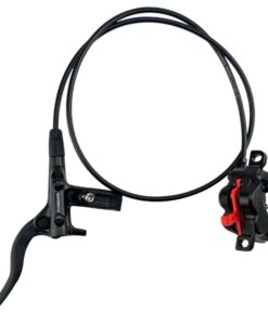 FÉK ELSŐ TÁRCSA SZET SHIMANO DEORE I-SPEC EV RENDSZER  BL-M4100L, BR-MT420F FEKETE 1000 R-FÉKBETÉT 4 DUGATTYÚS