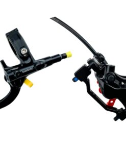Fékszett hátsó Shimano Deore BL-M4100/BR-MT420  műgyantás (D03S-resin) 4 dugattyó,I-SPEC EV RENDSZER