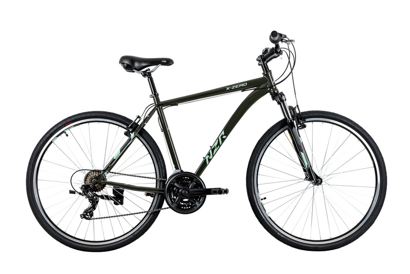 KERÉKPÁR NEUZER X-Zero férfi szürkésoliva/ menta 19" vagy 21" váz méretekkel