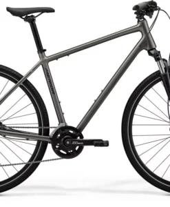 KERÉKPÁR MERIDA CROSSWAY 20 DISC FÉRFI  MÉRET: M ,51 cm, 20" SELYEM SZÜRKE-FEKETE KERÉKMÉRET:  28"